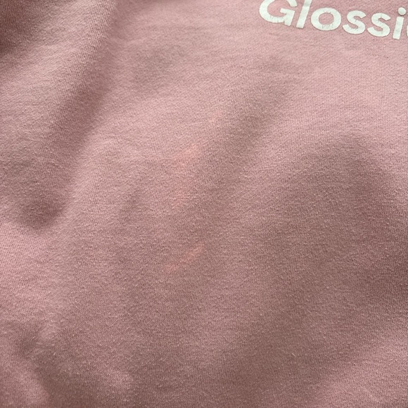 Glossier Women's Pink Hoodie Sweater - Picture 2 of 2